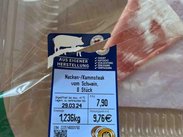 Nacken/Kammsteak, vom Schwein von Jana0407 | Hochgeladen von: Jana0407