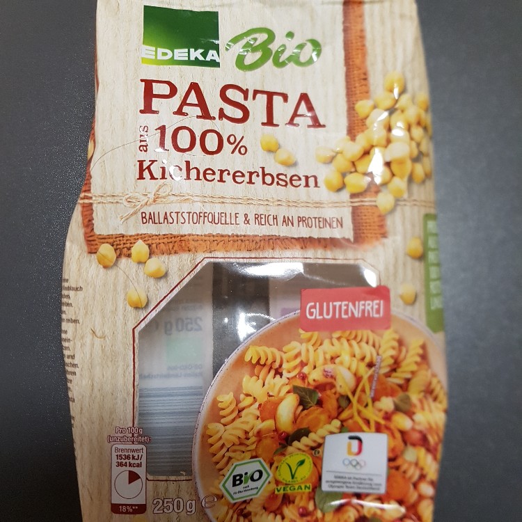 Edeka Bio Pasta Aus Kichererbsen Kalorien Neue Produkte Fddb