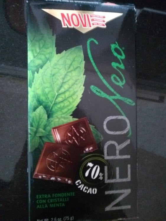 Nero 70% Cacao, Extra Fondente con Cristalli alla menta von Code | Hochgeladen von: Coder89