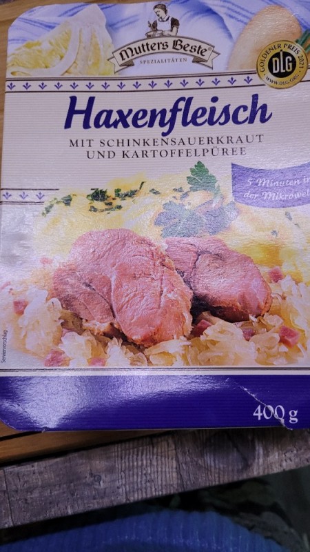 Mutters Beste, Haxenfleisch mit Sauerkraut und Kartoffelpüree vo | Hochgeladen von: susannehackgmx.net