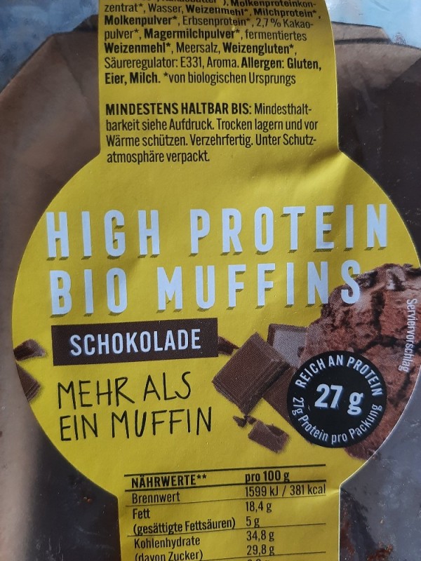 High Protein Bio Muffin Schokolade von Brohtus | Hochgeladen von: Brohtus