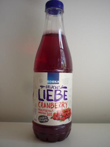 Cranberry-Saft, neues Etikett "Frucht Liebe" | Hochgeladen von: pedro42