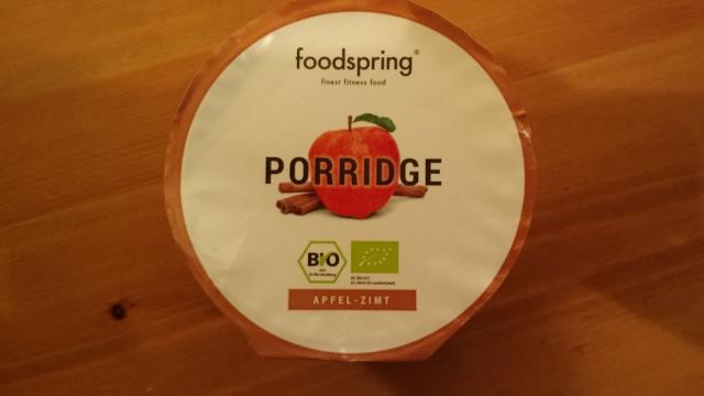 Foodspring Porridge, Apfel-Zimt | Hochgeladen von: fno793