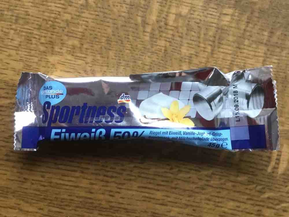 Sportness Eiweiß 50%, Vanille-Joghurt-Crisp von kueli | Hochgeladen von: kueli Sportness Eiweiß 50%, Vanille-Joghurt-Crisp von kueli | Hochgeladen von: kueli