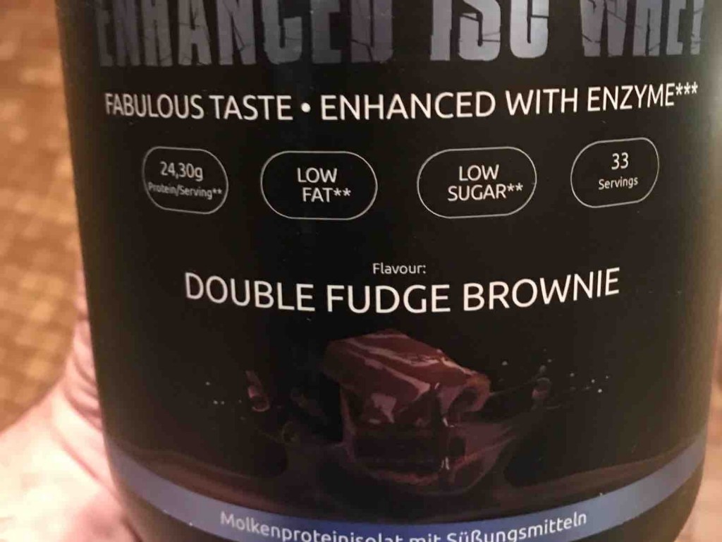 ENHANCED Iso Whey, Double Fudge Brownie von mickeywiese | Hochgeladen von: mickeywiese