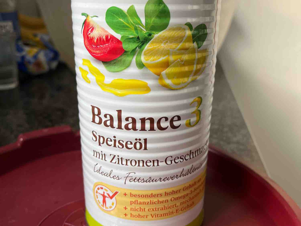 Balance 3 Speiseöl, mit Zitronen Geschmack von Vittel | Hochgeladen von: Vittel