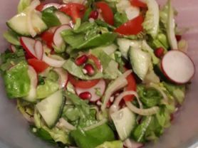 Bunter Snack Salat mit Dressing | Hochgeladen von: Muckelchen2407