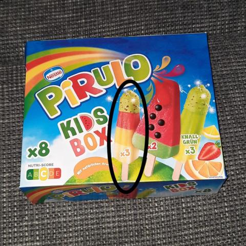 Pirulo Kaktus - Kids Box, Zitrone, Erdbeer, Orange, Kaugummi | Hochgeladen von: Mobelix