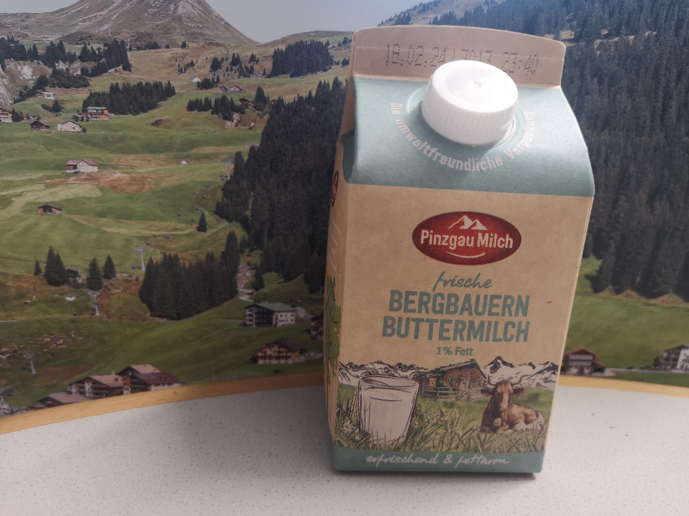 Bergbauern Buttermilch, 1% Fett von Erlbacher | Hochgeladen von: Erlbacher