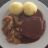 Spannferkelrollbraten mit Bayrischkraut oder Bohnen und Klöße, S | Hochgeladen von: i bims