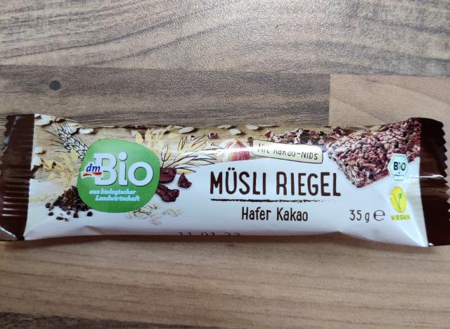 Müsli Riegel Hafer Kakao, vegan von mkoscholl | Hochgeladen von: mkoscholl