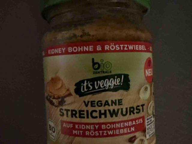 Vegane Streichwurst, Auf Kidneybohnenbasis mit Röstzwiebeln von  | Hochgeladen von: siij