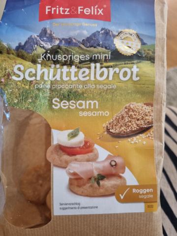 Knuspriges Mini Schüttelbrot, Sesam von sonneundberg | Hochgeladen von: sonneundberg