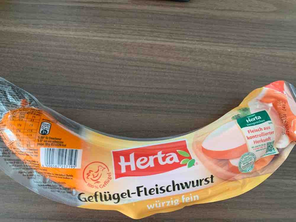 Herta Geflugel Fleischwurst Kalorien Wurst Und Fleischwaren Fddb