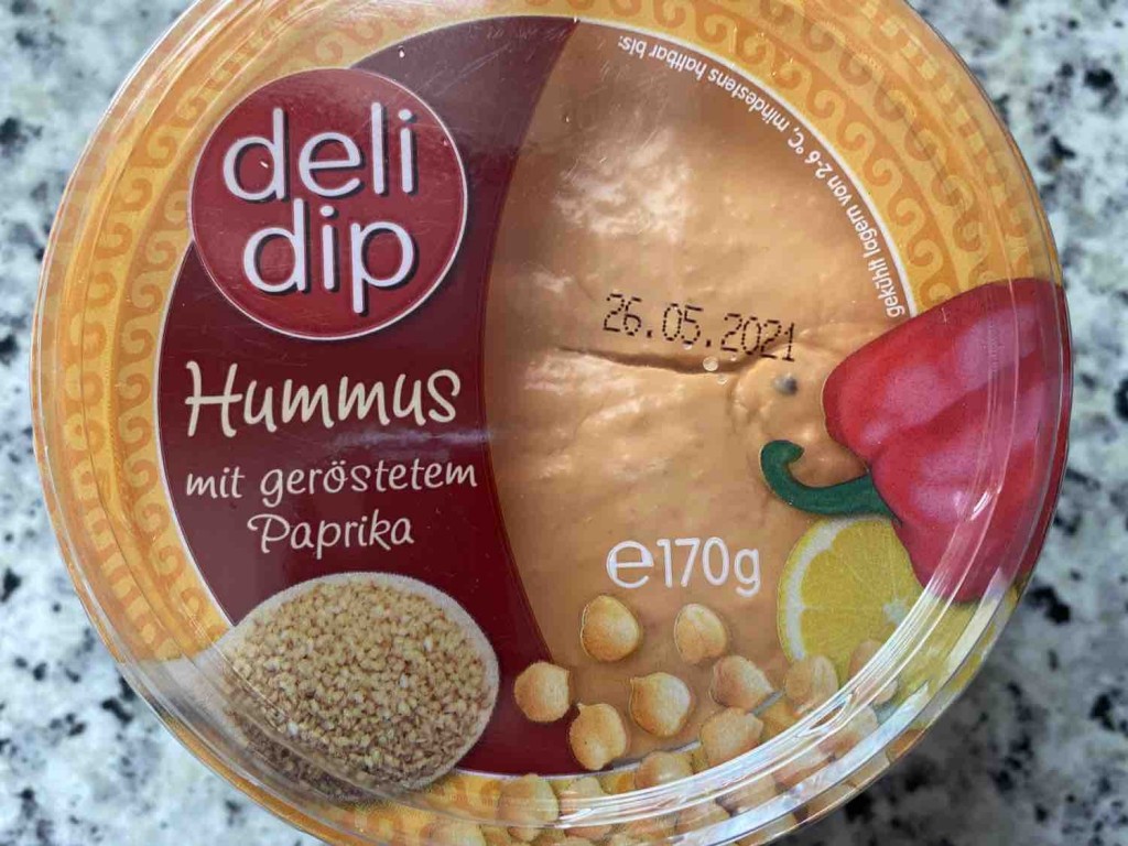 Hummus, mit geröstetem Paprika von Electrixx | Hochgeladen von: Electrixx