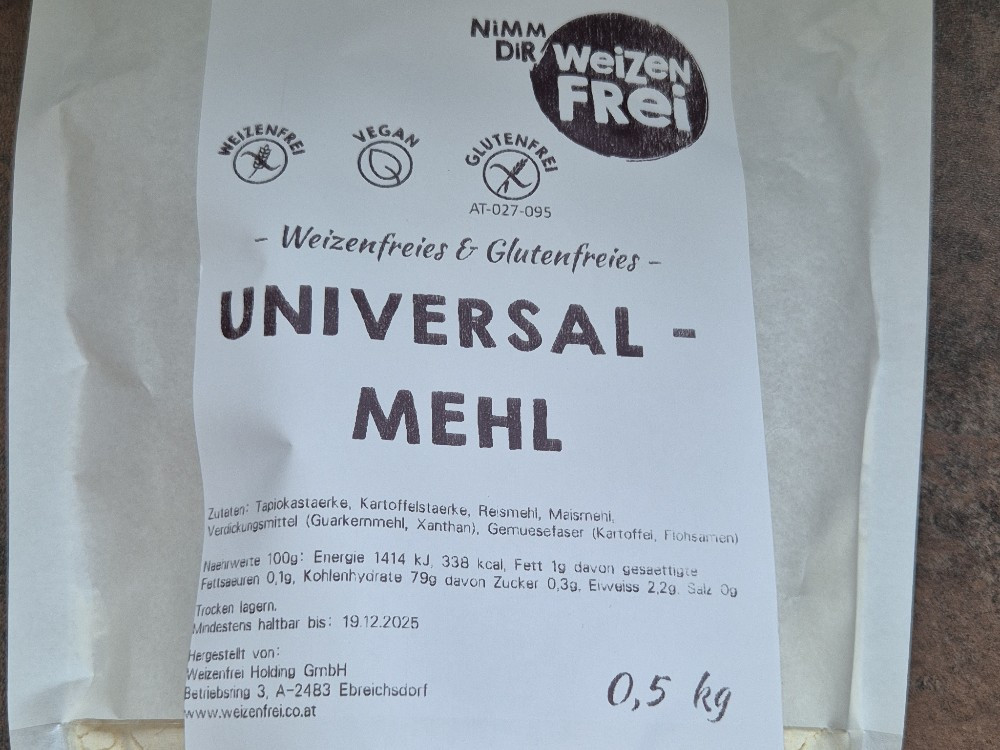 Universalmehl, Weizenfrei von PatriciaZisser | Hochgeladen von: PatriciaZisser Universalmehl, Weizenfrei von PatriciaZisser | Hochgeladen von: PatriciaZisser