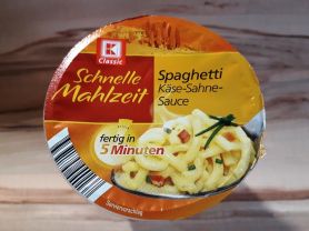 Schnelle Mahlzeit Spaghetti Käse-Sahne-Soße | Hochgeladen von: cucuyo111