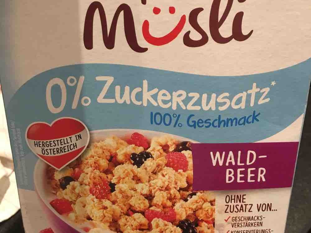 Knusper Müsli Waldbeer, 0% Zuckerzusatz von 93diana | Hochgeladen von: 93diana