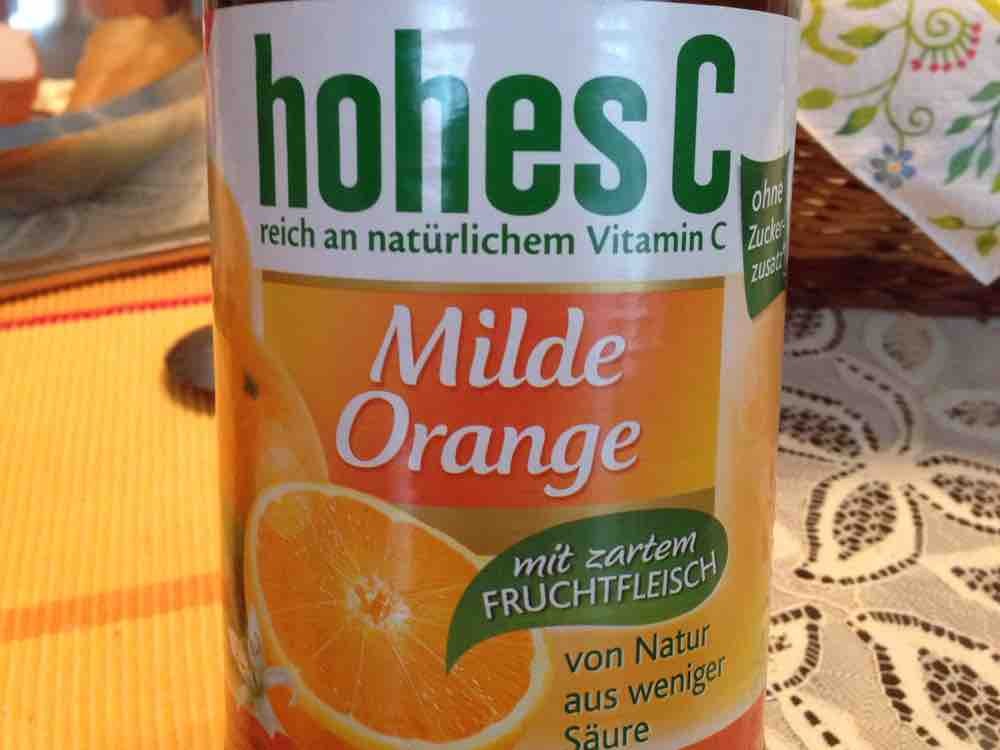 Hohes C  Milde Orange , mit zartem Fruchtfleisch  von Simjo | Hochgeladen von: Simjo