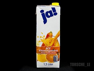 Ja ACE Vitamingetränk, Orange/Zitrone/Karotte | Hochgeladen von: Totti Torsche