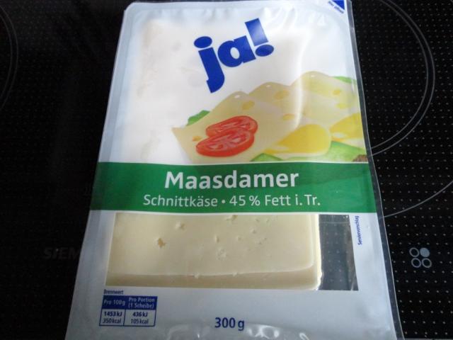 Maasdamer Schnittkäse, 45% Fett i. Tr. | Hochgeladen von: reg.