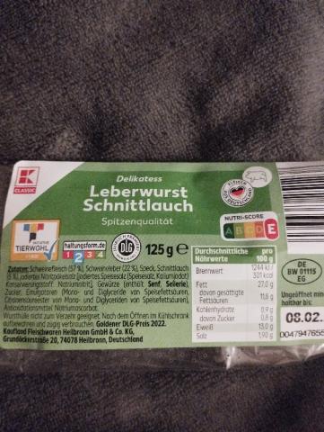 Leberwurst Schnittlauch von CoreFusi | Hochgeladen von: CoreFusi