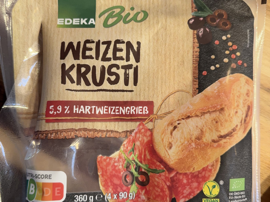 Bio Weizen Krusti (Edeka), 5,9% Weizengrieß von CarloHa | Hochgeladen von: CarloHa