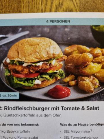 Rindfleischburger mit Tomate und Salat von dennissueren218 | Hochgeladen von: dennissueren218