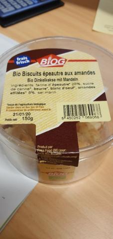 Bio Dinkelkekse mit Mandeln, Biscuits épautre uaux amandes von c | Hochgeladen von: cbecker78