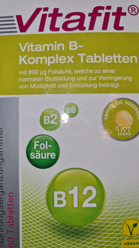 Vitafit Vitamin B-Komplex Tabletten, Hergestellt für Norma von T | Hochgeladen von: Tinitus2022