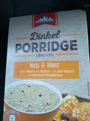 Dinkel Porridge Nuss und Honig, zubereitet von Arcinsys | Hochgeladen von: Arcinsys