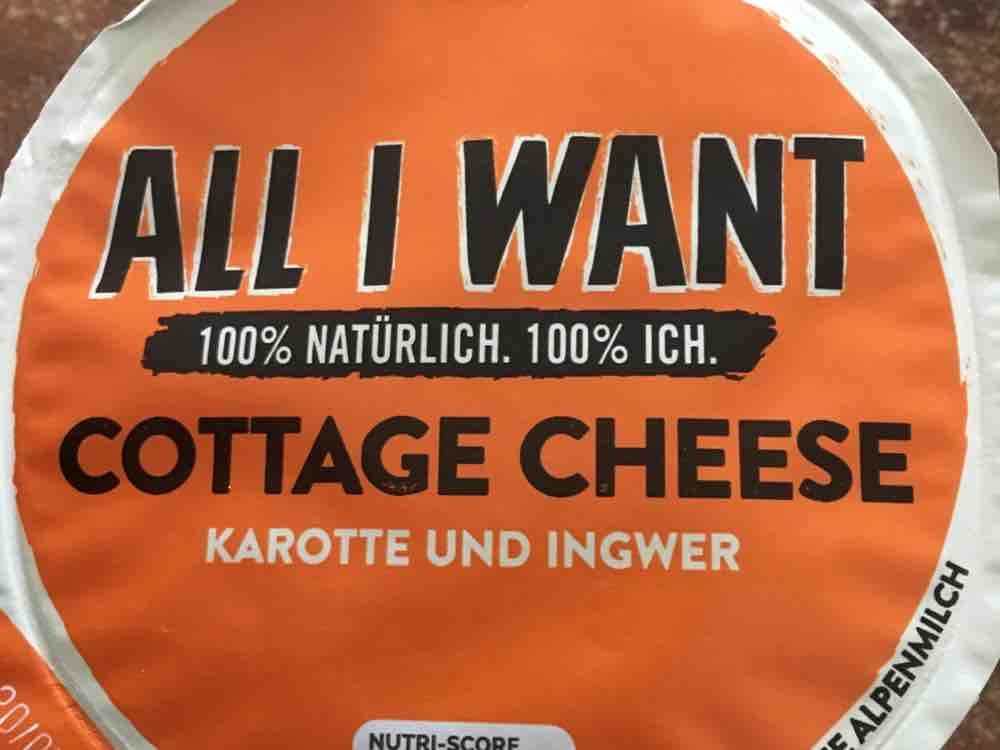 All I want Cottage Cheese Karotten und Ingwer von ChristinAwhxo | Hochgeladen von: ChristinAwhxo
