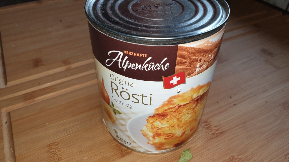 Herzhafte Alpenküche, Original Rösti bratfertig von Pe | Hochgeladen von: PeggySue2509