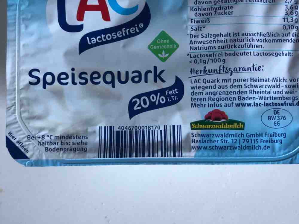 Speisequark lactosefrei, 20% Fett i.Tr. von veronikakantor990 | Hochgeladen von: veronikakantor990