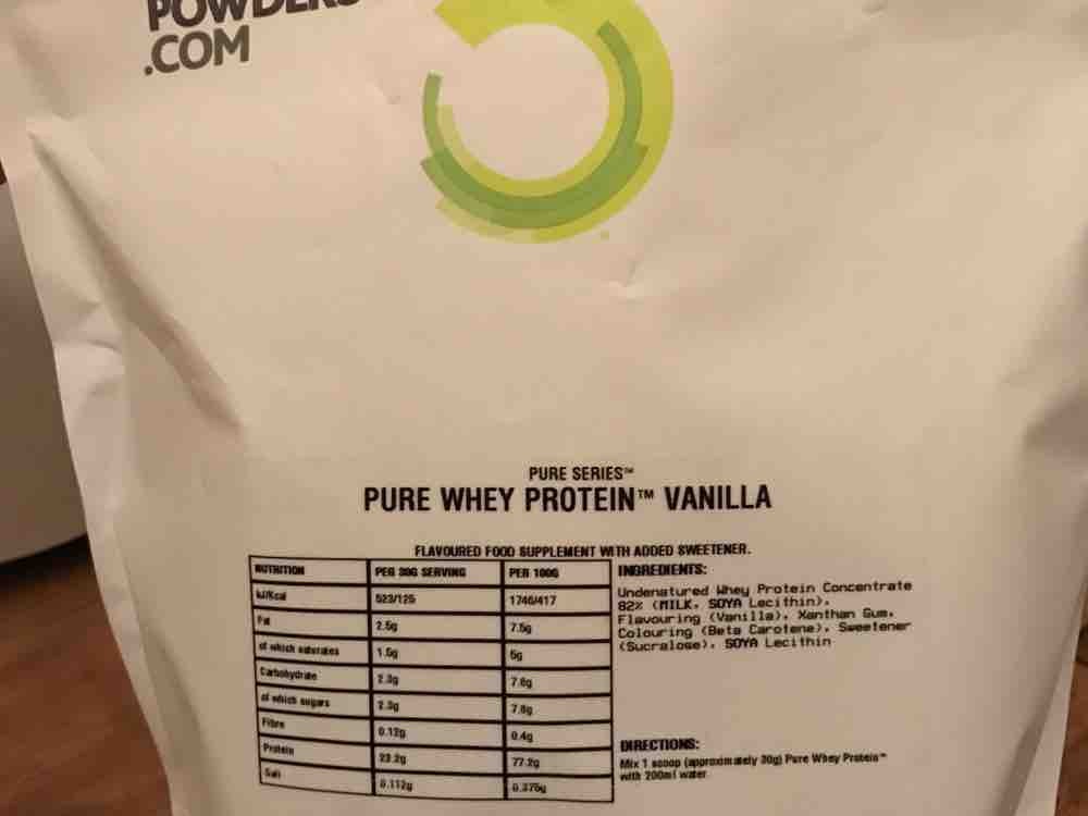 Bulk Powders, Vanilla Whey Concentrate 82% von shareedesigns659 | Hochgeladen von: shareedesigns659