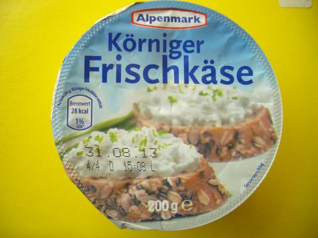 Alpenmark Körniger Frischkäse (Aldi süd), Frischkäse | Hochgeladen von: Lupina1970
