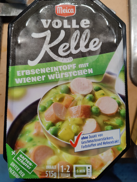 Volle Kelle - Erbseneintopf mit Wiener Würstchen von trueffelkob | Hochgeladen von: trueffelkobold