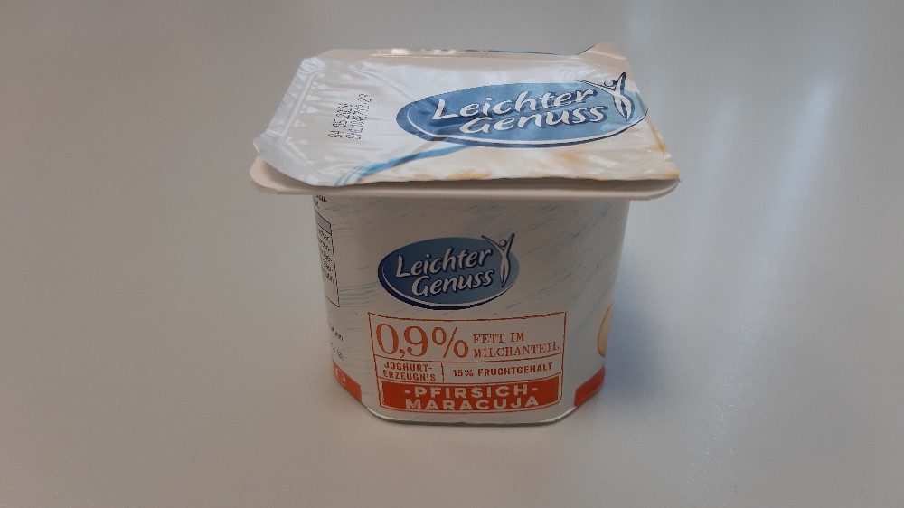 Joghurt-Erzeugnis 0,9% Leichter Genuss, Pfirsich - Maracuja von  | Hochgeladen von: jojo000