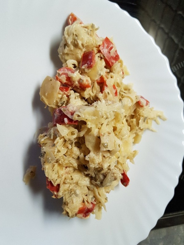 Low Carb Sauerkraut Paprika Pfanne , Creme Fraiche  von moni6983 | Hochgeladen von: moni6983