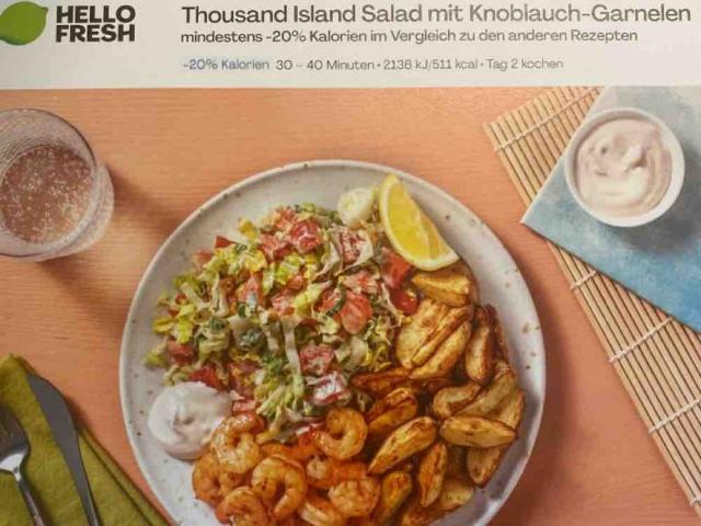 Thousand Island Salad mit Knoblauch-Garnelen von yvonneflock426 | Hochgeladen von: yvonneflock426