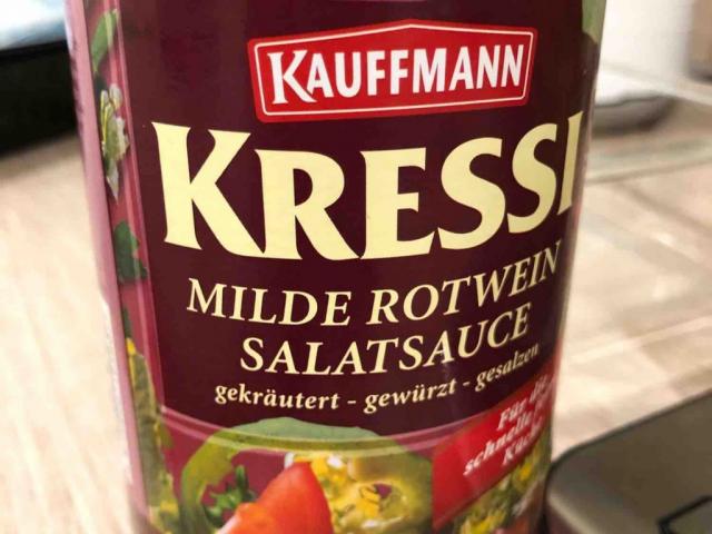 Fotos und Bilder von Neue Produkte, Kressi Milde Rotwein Salatsauce ...
