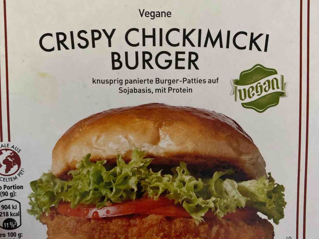 crispy chickimicki burger (vegan), knuspriger panierter patties  | Hochgeladen von: sandra1707