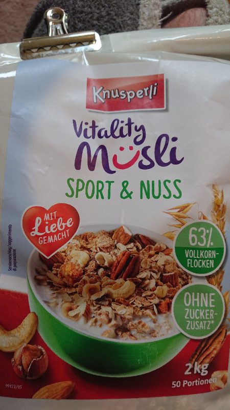 Vitality Müsli - Sport & Nuss von steinflatz | Hochgeladen von: steinflatz