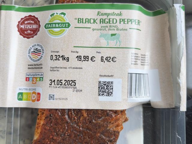 Rumpsteak Black Aged Pepper by AaronLeander | Uploaded by: AaronLeander