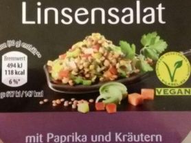 bunter  Linsen Salat, mit Paprika und Kräutern  | Hochgeladen von: lgnt