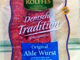 Original Ahle Wurst, geräucherte Rohwurst | Hochgeladen von: dagi.s