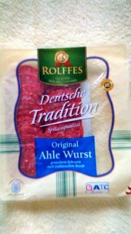 Original Ahle Wurst, geräucherte Rohwurst | Hochgeladen von: dagi.s