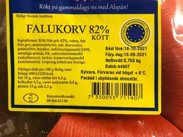 Falukorv 82% Kött by Skedan | Uploaded by: Skedan