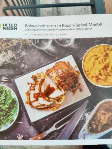 Hello Fresh Schweinebraten im Bacon-Salbei-Mantel von sedelmann | Hochgeladen von: sedelmann