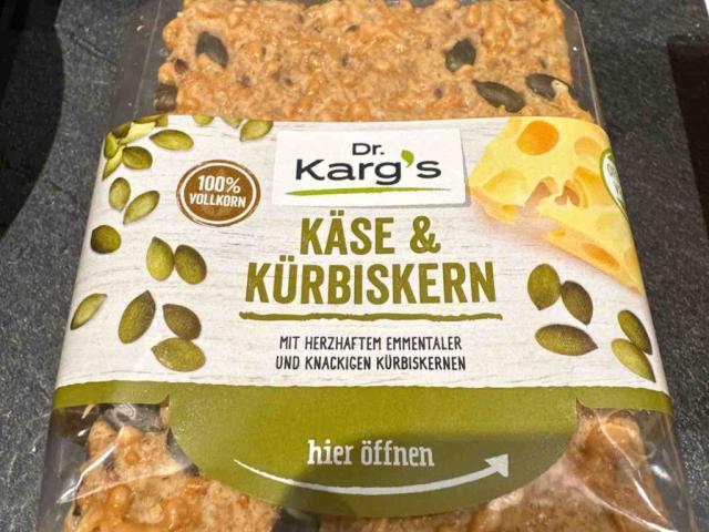 Dr. Karg‘s Käse & Kürbiskern Knäckebrot von nuts | Hochgeladen von: nuts